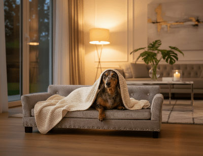 Canapé pour chien - Canapé pour chien - Récamier | Confort lounge - Vivre avec son chien