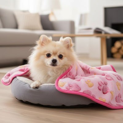 Couverture pour chien - Couverture chien - Bonheur | Douce & Résistante - Vivre avec son chien