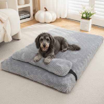 Lit pour chien - Lit pour chien - Namib | Avec oreiller intégré - Vivre avec son chien