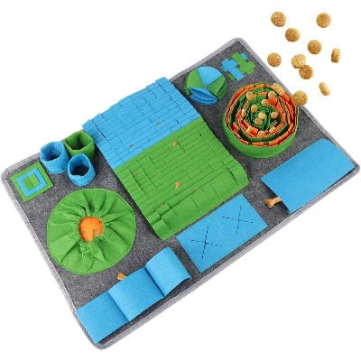 Tapis de fouille - Tapis de fouille chien - Renif | Jeux Interactif - Vivre avec son chien