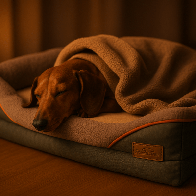 Panier orthopédique chien - Vivre avec son chien