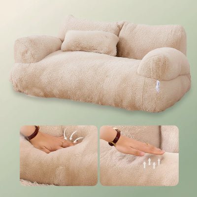 Canapé pour chien - Canapé petit chien - Douillet | Effet peluche - Vivre avec son chien