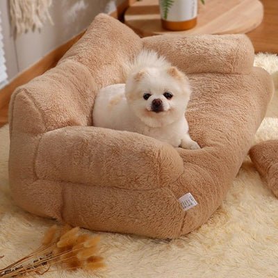 Canapé pour chien - Canapé petit chien - Douillet | Effet peluche - Vivre avec son chien