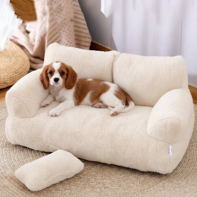 Canapé pour chien - Canapé petit chien - Douillet | Effet peluche - Vivre avec son chien