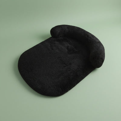 coussin pour chien dehoussable refuge noir fond vert