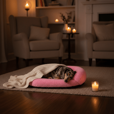 coussin pour chien - Coussin pour chien déhoussable - Refuge | Velours - Vivre avec son chien