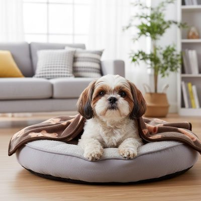 Couverture pour chien - Couverture chien - Bonheur | Douce & Résistante - Vivre avec son chien