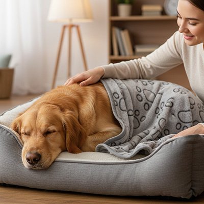 Couverture pour chien - Couverture chien - Toudoux | Ultra - Douce - Vivre avec son chien