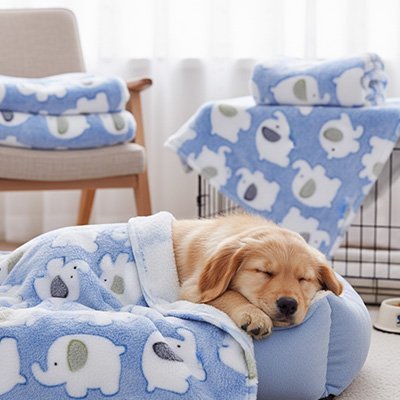 Couverture pour chien - Couverture pour chien - Douce Nuit | Douillette Durable - Vivre avec son chien