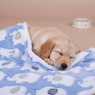 Couverture pour chien - Couverture pour chien - Douce Nuit | Douillette Durable - Vivre avec son chien