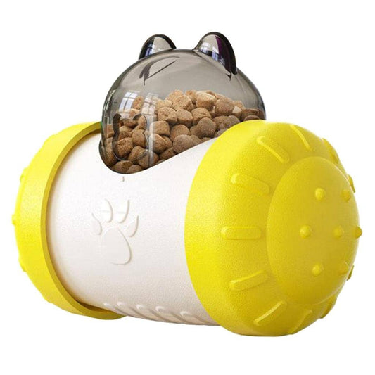 Distributeur de Croquettes pour Chien - BrainChase™ - Jaune - Univers Canin