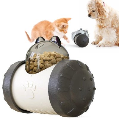 distributeur de croquettes pour chien brainchase noir