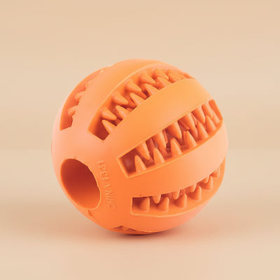 jouet pour chien balle croc malin orange
