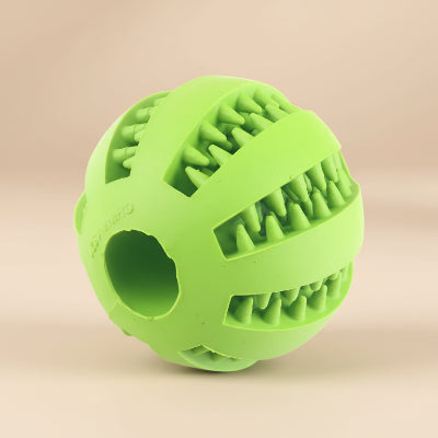 jouet pour chien balle croc malin verte