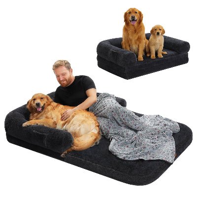 lit chien - Lit pliable pour chien - Altaro | 2 - en - 1 transformable - Vivre avec son chien