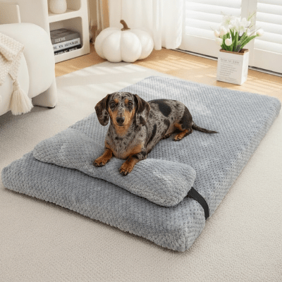 Lit pour chien - Lit pour chien - Namib | Avec oreiller intégré - Vivre avec son chien