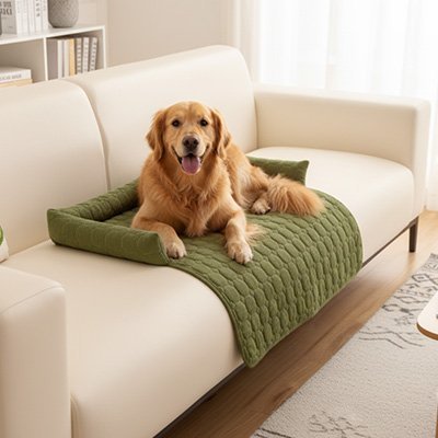 Lit pour chien - Lit pour chien - Nid Douillet | Cocon Respirant - Vivre avec son chien