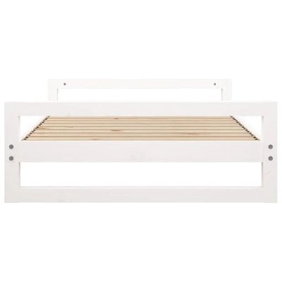 lit pour chien sureleve sahara bois pin blanc vue face