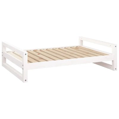 lit pour chien sureleve sahara bois pin blanc vue profil