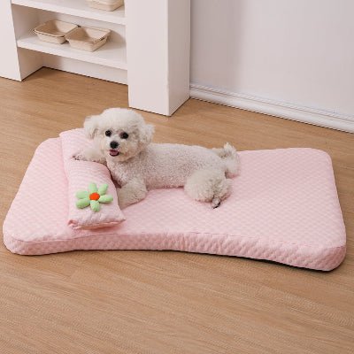 Lit pour chien - Lit rafraichissant pour chien - Fraîcheur Douce | Soie Glacée - Vivre avec son chien