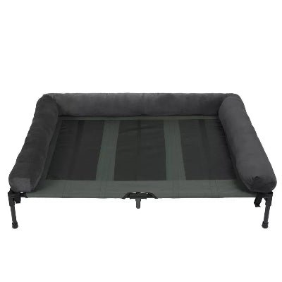 lit sureleve chien- zephyr gris sans housse