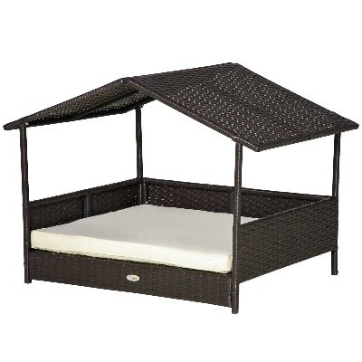 lit sureleve pour chien sirocco brun