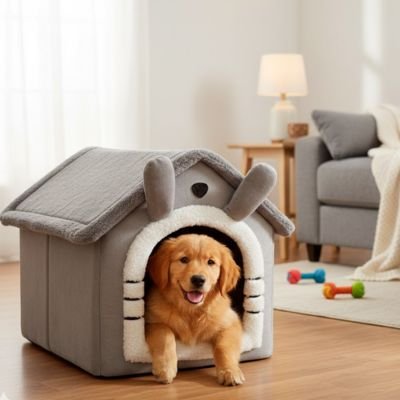 Niche pour chien intérieur - Maison pour chien - Nid Polaire | Cocon Compact - Vivre avec son chien