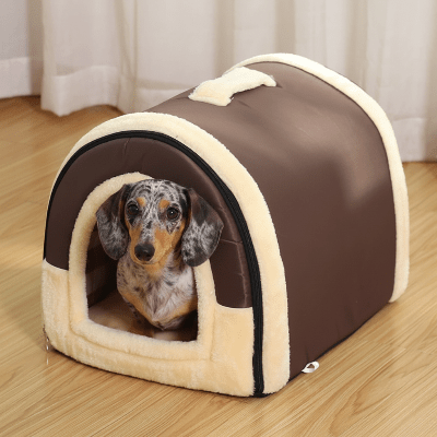 Niche pour chien intérieur - Niche Chien Intérieur - Cosy Design | Abri doux et lavable - Vivre avec son chien