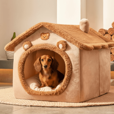Niche pour chien intérieur - Niche interieur chien - Élégance Cosy | Refuge rassurant - Vivre avec son chien