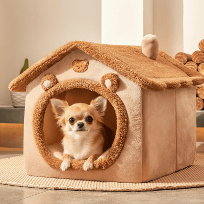 Niche pour chien intérieur - Niche interieur chien - Élégance Cosy | Refuge rassurant - Vivre avec son chien