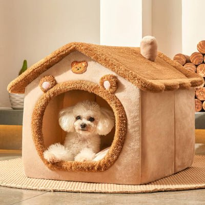 Niche pour chien intérieur - Niche interieur chien - Élégance Cosy | Refuge rassurant - Vivre avec son chien