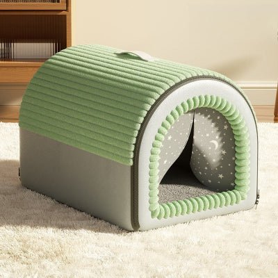 Niche pour chien intérieur - Niche interieure chien - Nidéo | 2 - en - 1 Modulable - Vivre avec son chien