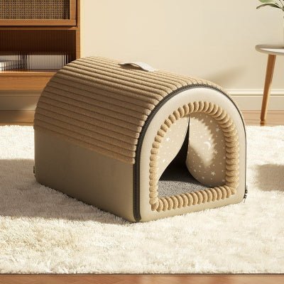 Niche pour chien intérieur - Niche interieure chien - Nidéo | 2 - en - 1 Modulable - Vivre avec son chien