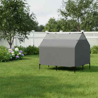 niche pour chien extérieur abrivent surelevee impermeable jardins 
