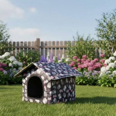 Niche pour chien extérieur - Niche pour Chien extérieur - Refuge Horizon | Protection extérieure - Vivre avec son chien