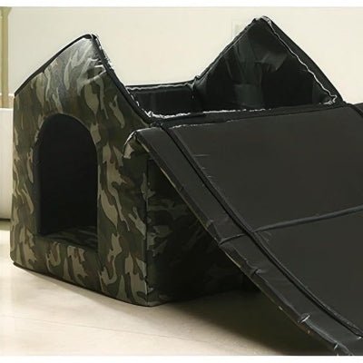 Niche pour chien extérieur - Niche pour Chien Exterieur - Sentinelle | Camouflage - Vivre avec son chien