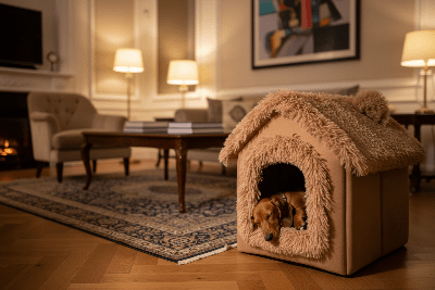 Niche pour chien intérieur - Niche pour Chien interieur - Maison Réconfort | Niche Polaire - Vivre avec son chien
