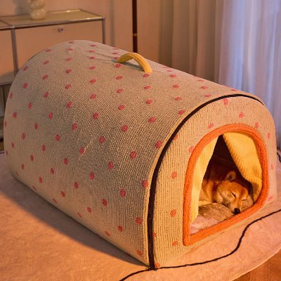 Niche pour chien intérieur - Niche pour Chien Interieur - Tanière Douce | Confort Design - Vivre avec son chien