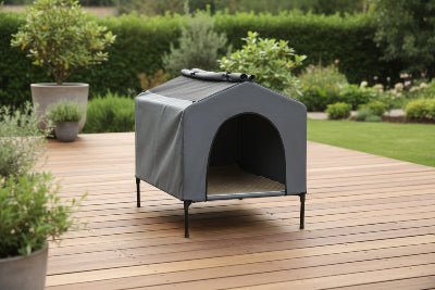 Niche pour chien extérieur - Niche pour chien - Nidara | Surélevée 2 en 1 - Vivre avec son chien
