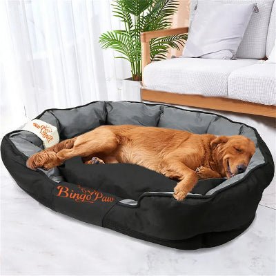panier chien equinoxe gros chien beige-couche