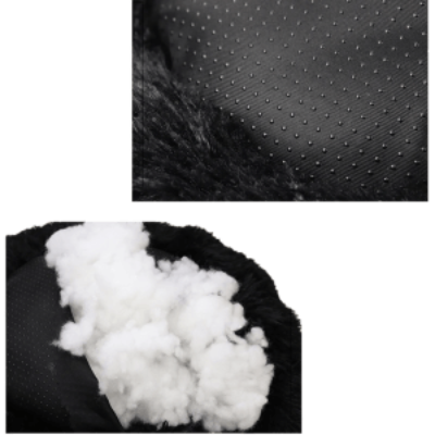 panier chien nid zen details rembourrage antiderapant