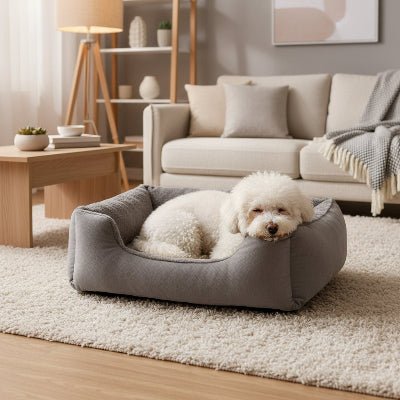 Panier pour chien - Panier pour chien - Cocon Élégance Douillet - Vivre avec son chien