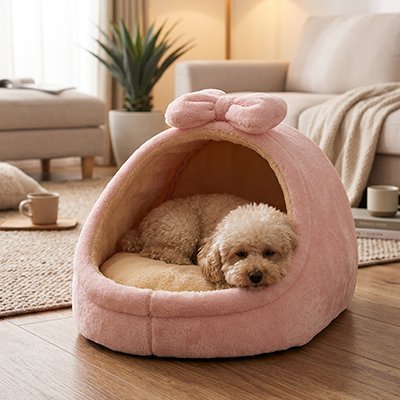 Panier pour chien - Panier pour Chien – Cocon Lune | Apaisant - Vivre avec son chien