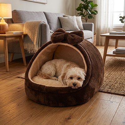 Panier pour chien - Panier pour Chien – Cocon Lune | Apaisant - Vivre avec son chien