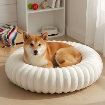 Panier pour chien - Panier pour Chien - Cocon Velours | Rassurant - Vivre avec son chien