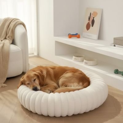 Panier pour chien - Panier pour Chien - Cocon Velours | Rassurant - Vivre avec son chien