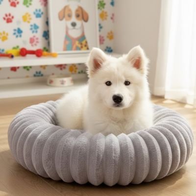Panier pour chien - Panier pour Chien - Cocon Velours | Rassurant - Vivre avec son chien