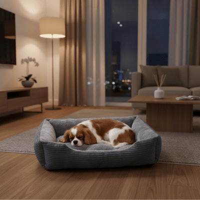 Panier pour chien - Panier pour chien - Confort Durable | Ultra moelleux - Vivre avec son chien