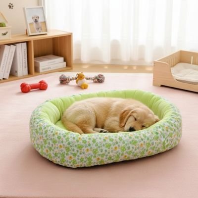 Panier pour chien - Panier pour Chien - Coussin Rosalie | Floral Douillet - Vivre avec son chien