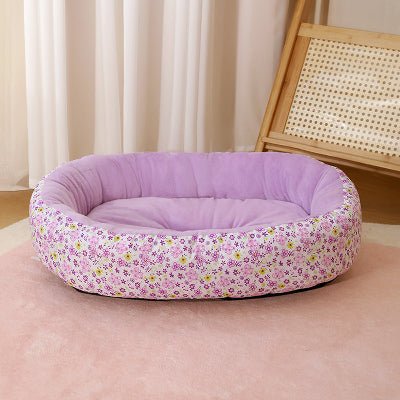 Panier pour chien - Panier pour Chien - Coussin Rosalie | Floral Douillet - Vivre avec son chien